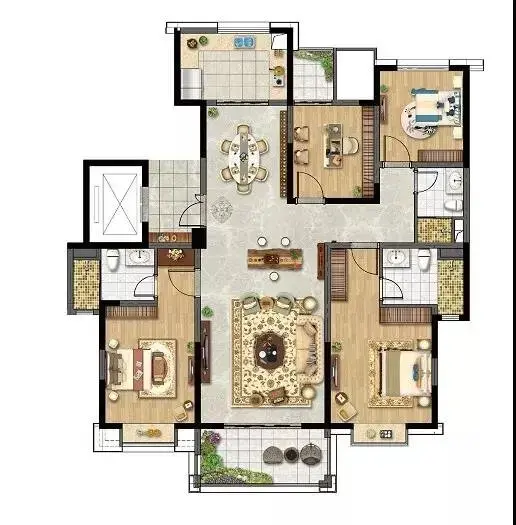 金奥金帆一品 | 一梯一户大平层豪宅,一种不止于"大"的尊贵居住体验!