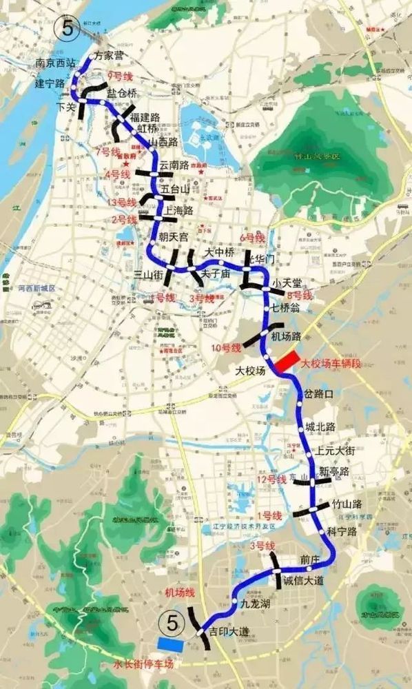 止於南沿江城際句容站,全線設16座車站 到時候,南京市民就可以坐地鐵