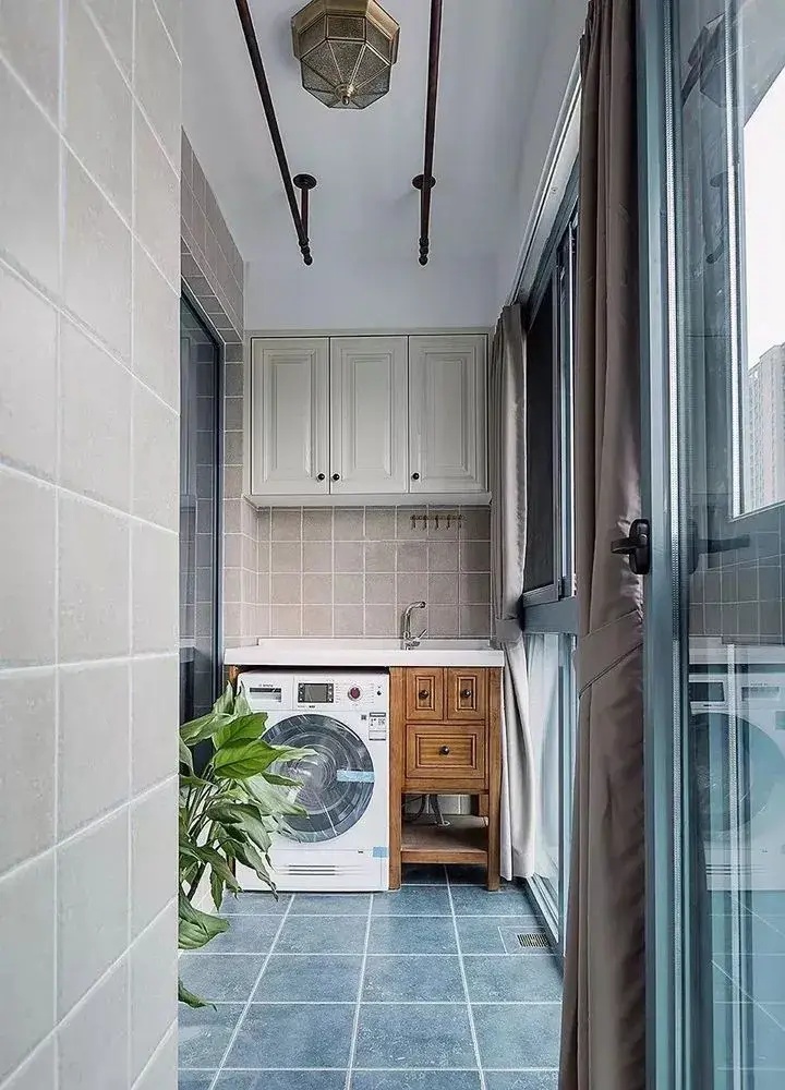 阳台地砖效果图阳台地面颜色参考