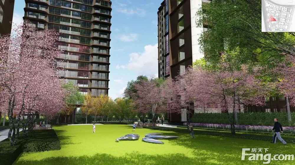 乐草流云社交体验:景观跌水,镜面水景,林荫空间,交流空间,休闲时光,微