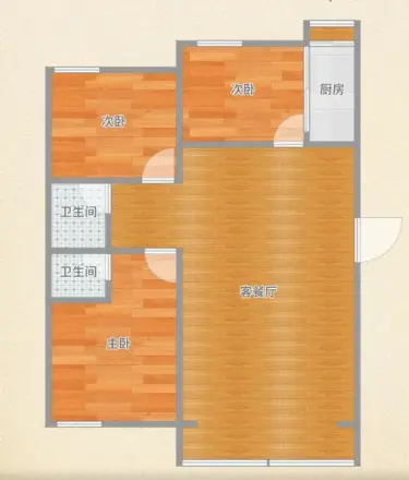 国华经典小区户型图