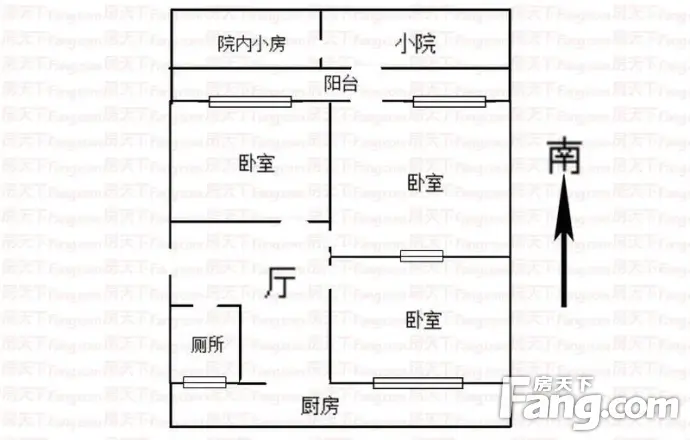 工农路131号院户型图
