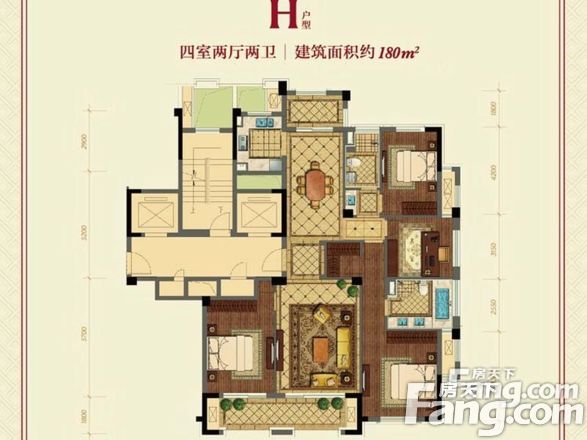 绿城惠园别墅户型图