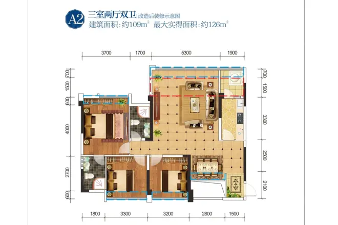 卧龙大都会户型图