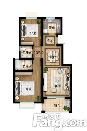 晨北小区户型图