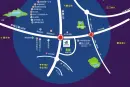 华业丽景花园交通图