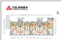 K区1#楼一层平面图