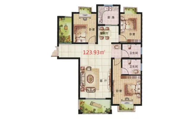 龙江帝景户型图