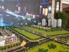 恒大江湾精装修复式1房带家私电器看小区园林安静