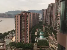 南滨路大平层四房三卫,户型通透,带入户花园,楼层高