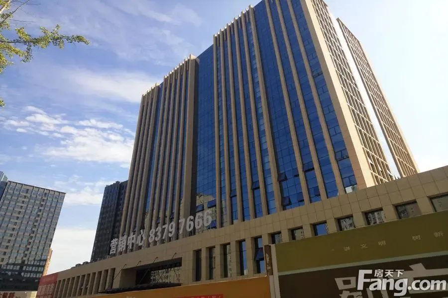 鸿府国际大厦项目实景图-青岛房天下