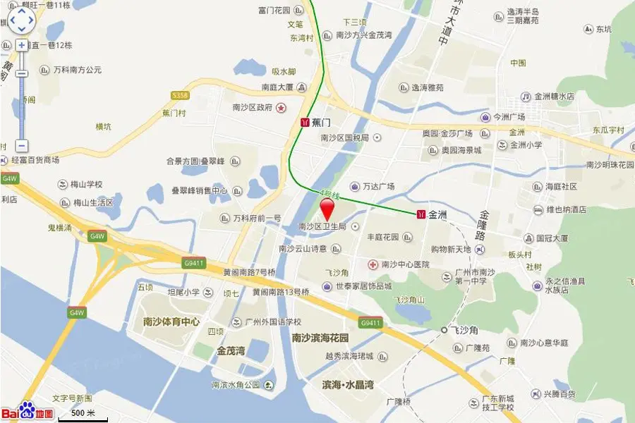 南沙城（商用）交通图
