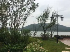 中式徽派庭院海景别墅,带花园带车位,私家海滩