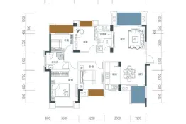 群升·大智汇4室2厅1厨2卫建面126.2㎡