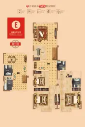 开元华都5室3厅1厨3卫建面202.81㎡