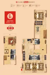 开元华都5室3厅1厨4卫建面212.31㎡