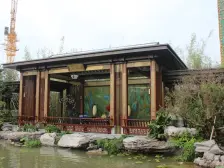 佛山院子 联排别墅 前排位置 无遮挡 视野开阔