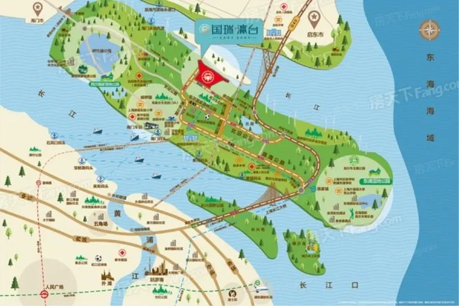 国瑞瀛台交通图