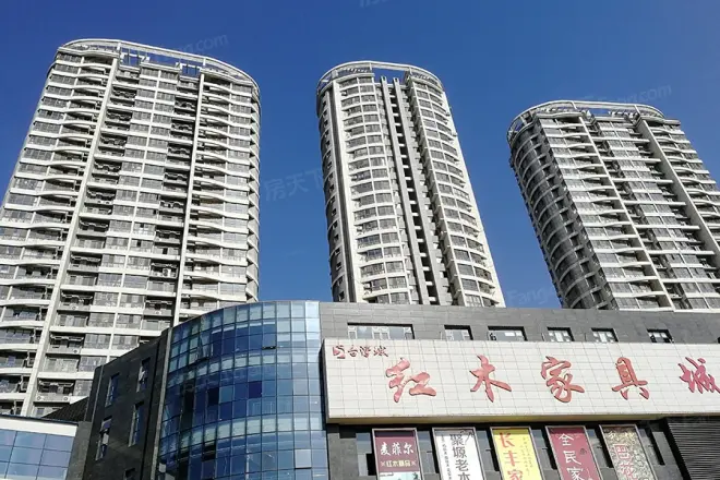 台湾城涑河国际实景图