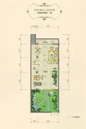凯光·中央庄园4室2厅1厨3卫建面129.04㎡