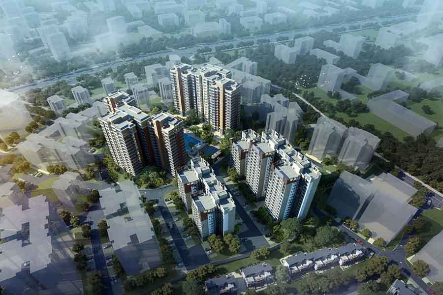 时代南湾北岸效果图