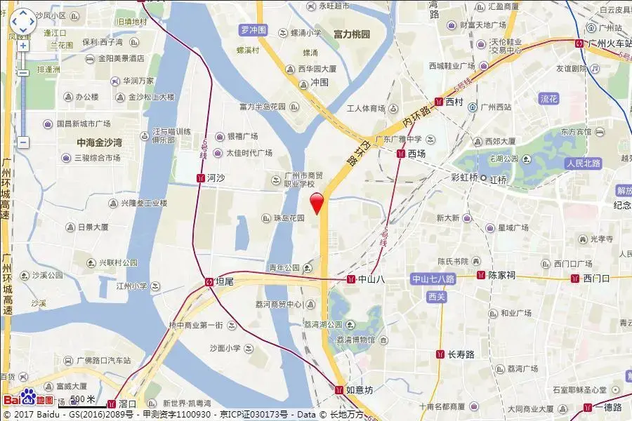 粤泰荔湾华府交通图