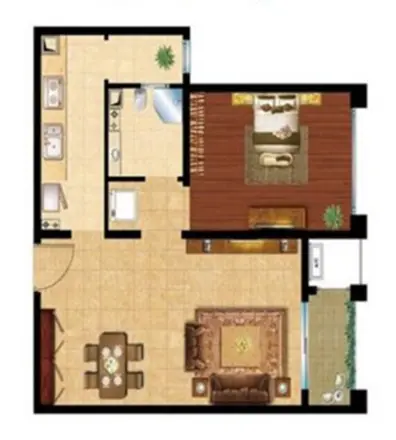 鸿峰公寓户型图