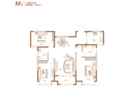  Beida Jincheng Room 3, Hall 2, Kitchen 2, Sanitary Building 129.00 ㎡