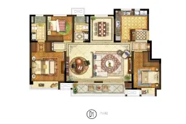 保利融侨时光印象3室2厅1厨2卫建面135.0㎡