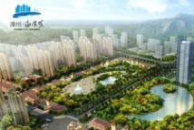 漳州海滨城鸟瞰图