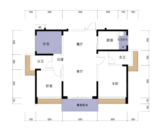 恒荣城市溪谷户型图