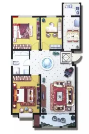 诚品·幸福城3室2厅1厨1卫建面116.0㎡