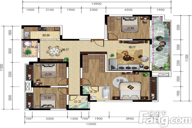 天和睿城户型图