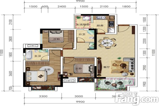 天和睿城户型图