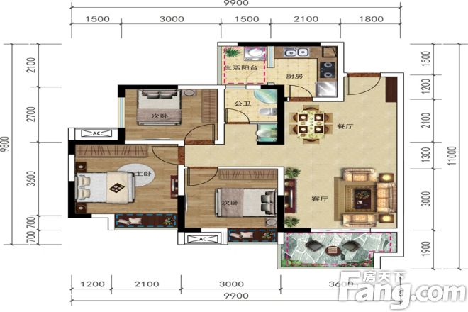 天和睿城户型图