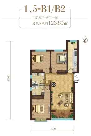 天佑嘉州润园户型图