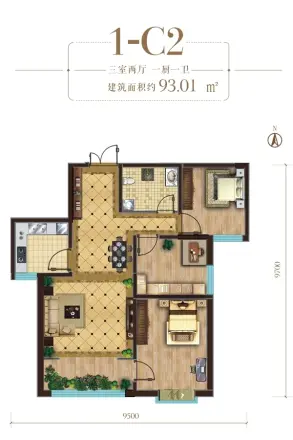 天佑嘉州润园户型图