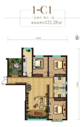天佑嘉州润园户型图