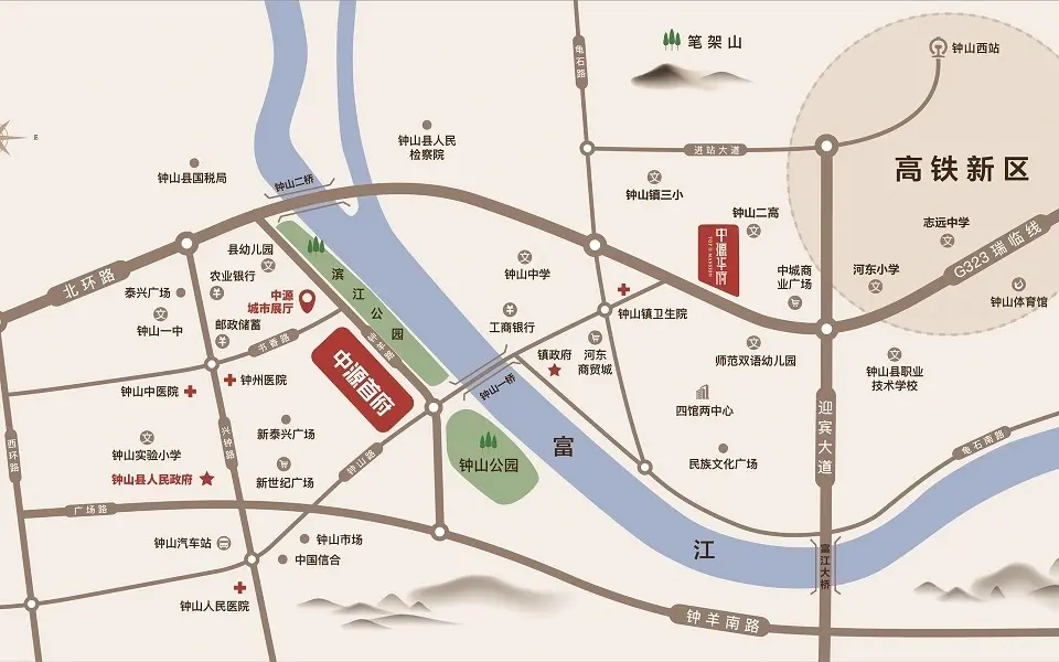 中源·雅苑交通图