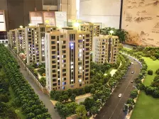 绿地柏仕晶舍龙洞大平层,新房未住,户型方正双车位