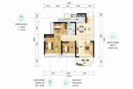 长通·熙园3室2厅1厨1卫建面91.69㎡