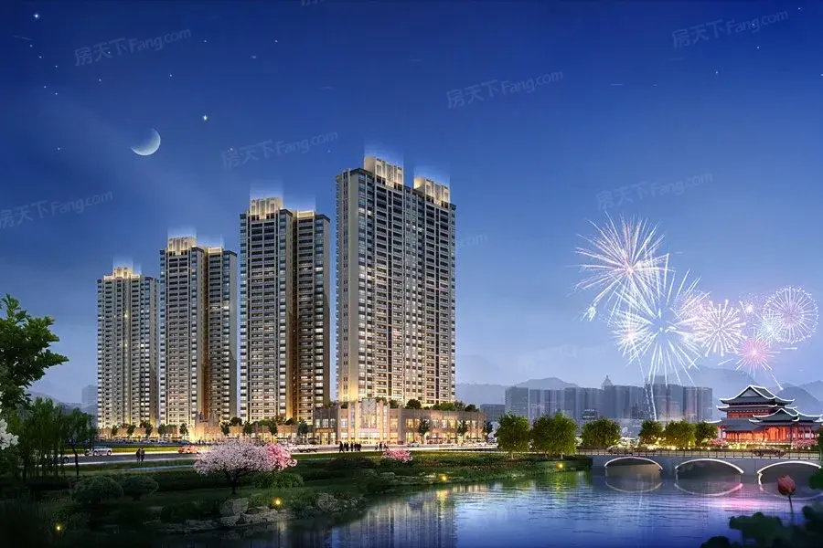 景富双湖湾效果图
