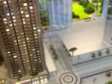 福海路边 万科城市之光 洋房一楼带院带地下