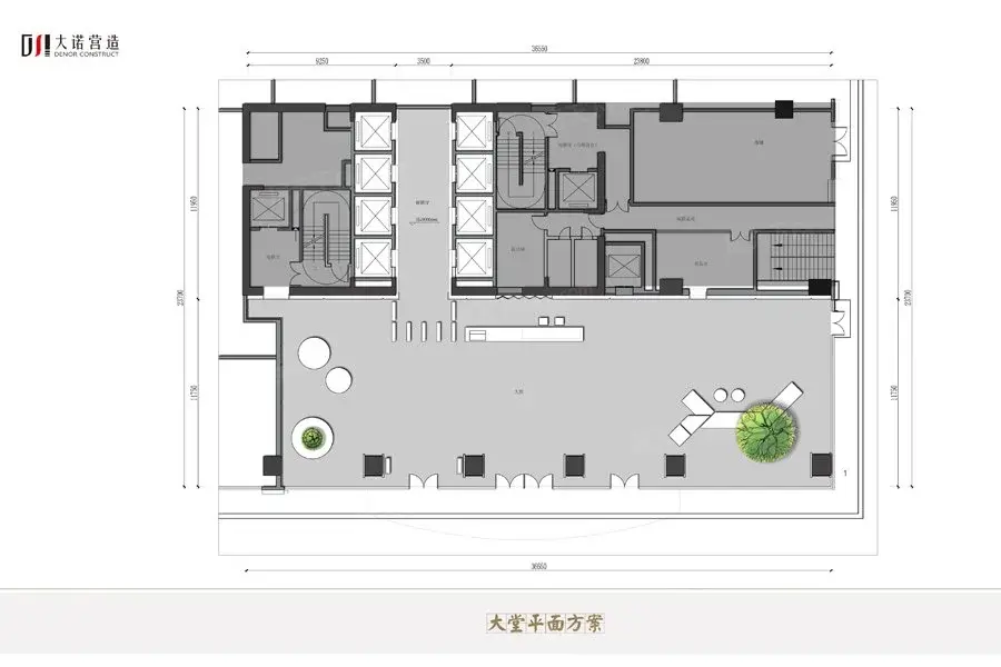 阳明国际中心楼栋平面图