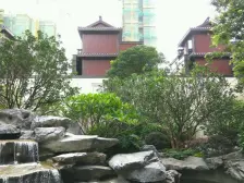 佛山院子,一线望江。大客厅。。