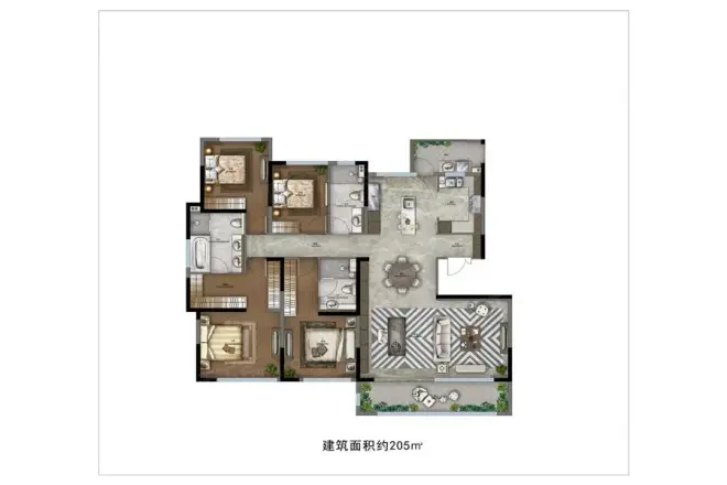 东原·印长江户型图