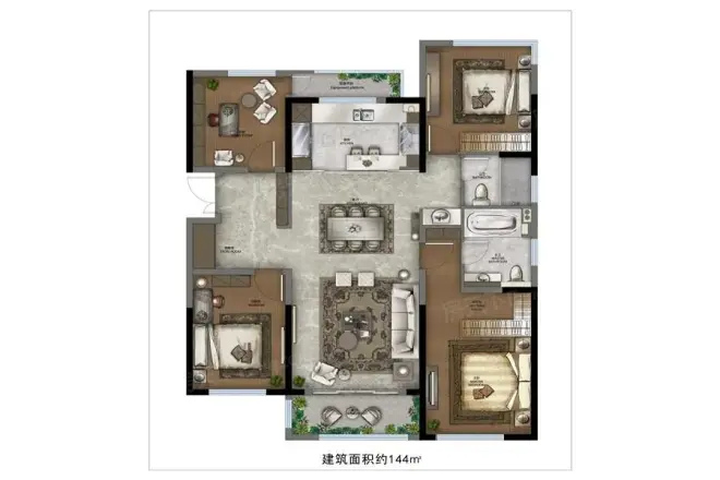 东原·印长江户型图