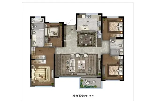 东原·印长江户型图