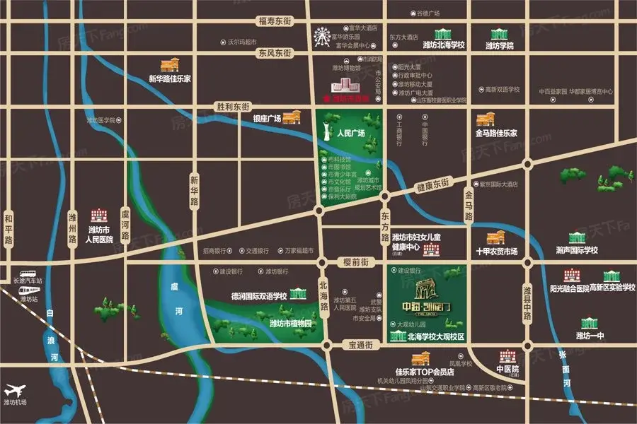 中海大观天下交通图