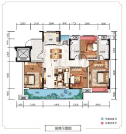天立·澜悦府4室2厅1厨2卫建面142.57㎡